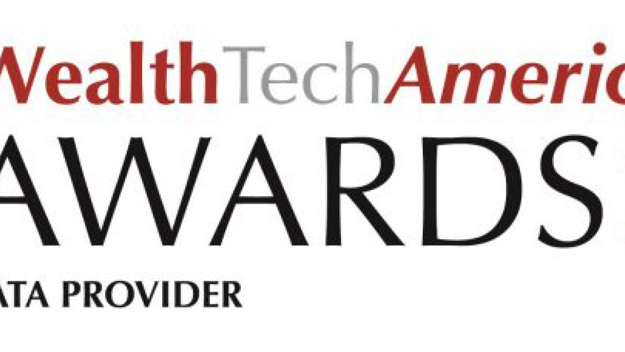 Wealth Tech Americas Awards 2022. Winner. Data Provider